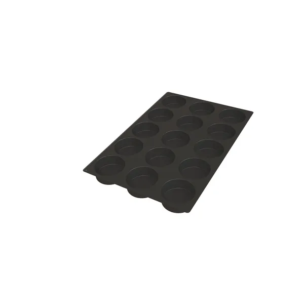 Silikonmatte n.15 disco 105x40mm sort - SQ067