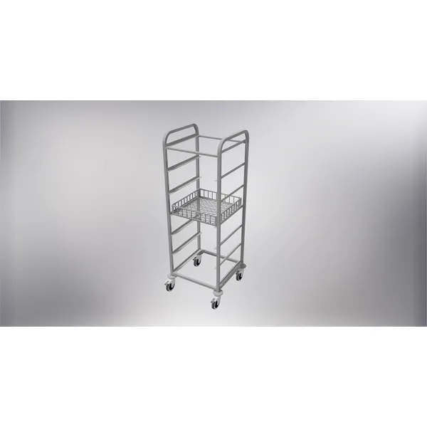 Rangeringsvogn for 7 oppvaskkurver