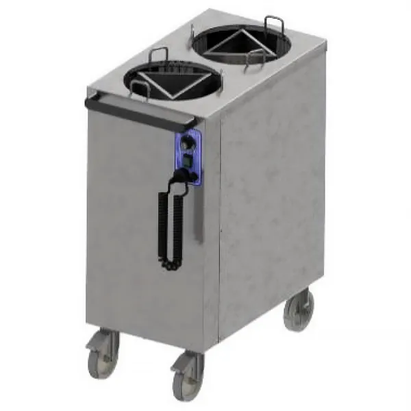 Tallerkendispenser varm, 2x Ø240-315