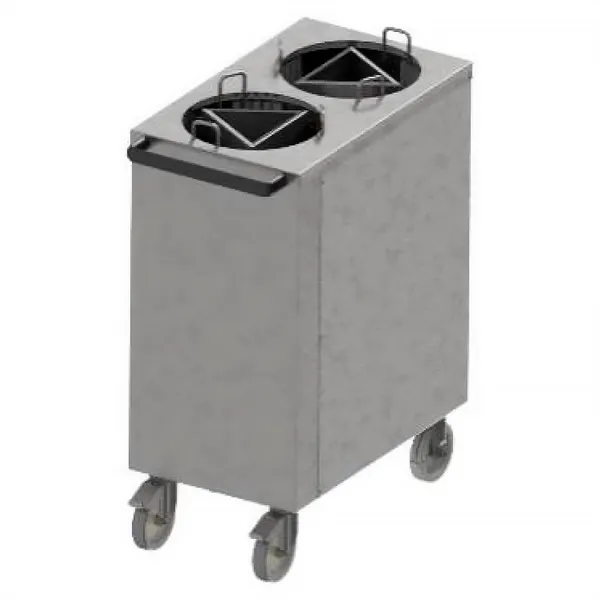 Tallerkendispenser, 2x Ø185-260