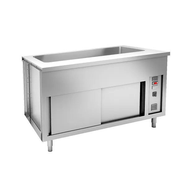 Vannbad Bain Marie 4 GN på varmeskap