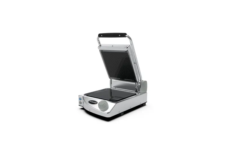 Spidoglass pressgrill enkel, riflet topplate/flat bunnplate