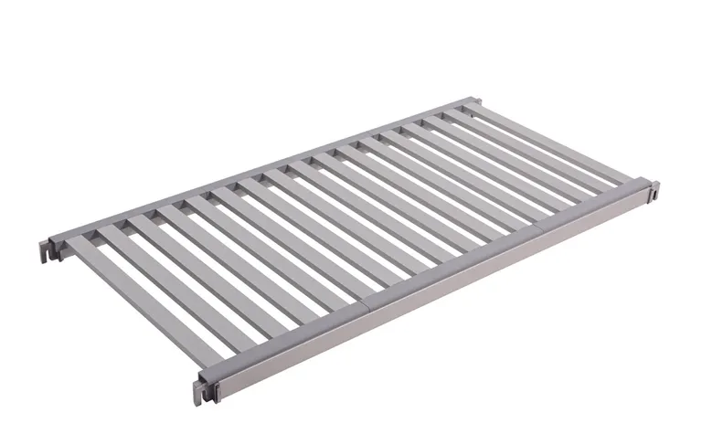 Bourgeat hylle aluminium, dybde 425 mm