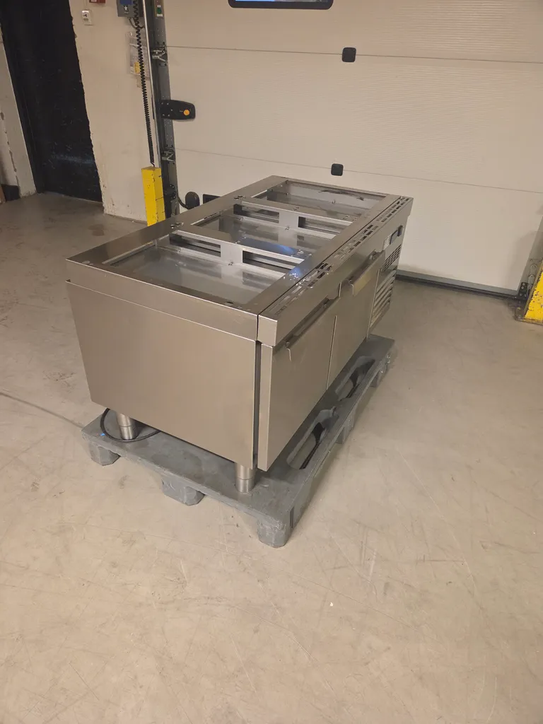 Icon7000 grillfrysebenk 2 store skuffer - brukt