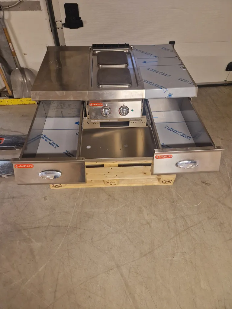 Gamma 700 koketopp med nøytral topp og åpent understell