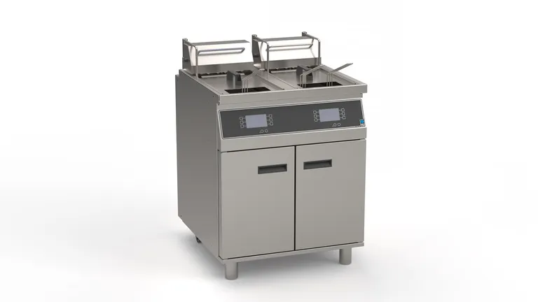 Frityr ADV gulvmodell dobbel, 400V 2x9kW